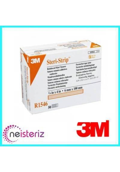 3M Steri-Strip R1546 Dikiş Bandı 6 x 100 MM 50 Adet