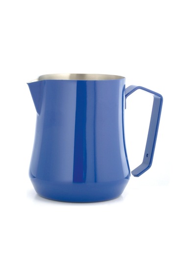 8007986041517 4150 Sütlük Tulip Kaplanmış Paslanmaz Çelik 500 Ml, Mavi, 12,5 X 7 X 10,5 Cm