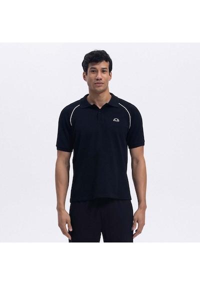 Ellesse Em407-bk Polo Yaka Erkek T-shirt - Siyah Siyah