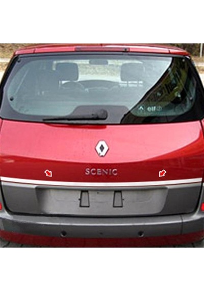 Markadan Renault Scenic 2 Krom Bagaj Çıtası 2003-2009 Paslanmaz Ç