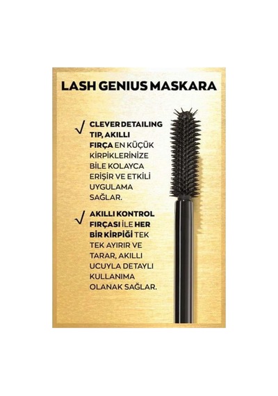 True Lash Genius Maskara 10 Ml - Blackest Black 09