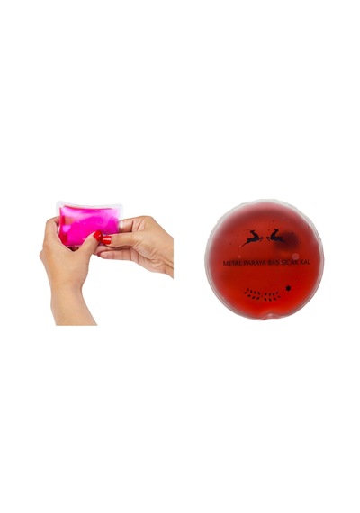 Kırmızı Ceylan Cep Sobası,el Isıtıcı,sıcak Su Torbası Pvc 9cm
