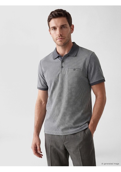 Lcwaıkıkı Classic Gri Polo Yaka Erkek Tişört