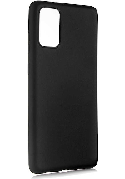 Noktaks - Samsung Galaxy Uyumlu S20 Plus - Kılıf Mat Renkli Esnek Premier Silikon Kapak - Siyah