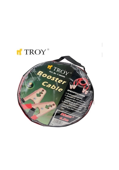 Troy 26000 Akü Takviye Kablosu 35Mm². 4.5M. Tır-Kamyon İçin