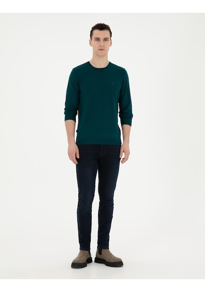 Pierre Cardin Erkek Yeşil Kazak /triko 50270054-vr054 Yeşil