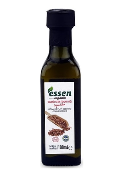 Essen Organik Keten Tohumu Yağı Soğuk Sıkım 100 ML