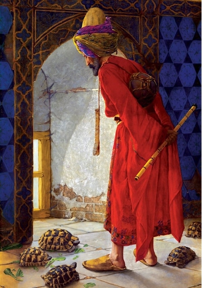 Ks Games 2000 Parça Kaplumbağa Terbiyecisi Puzzle - Osman Hamdi Bey