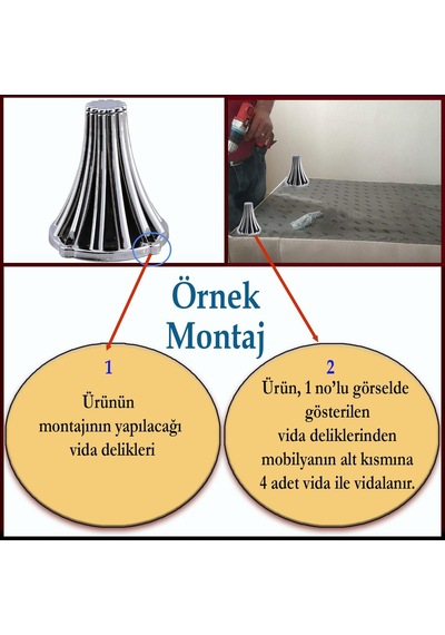 4 Adet İstanbul 12 Cm Krom Mobilya Kanepe Koltuk Tv Ünitesi Konsol Ayağı Ayak Ayakları 6395751