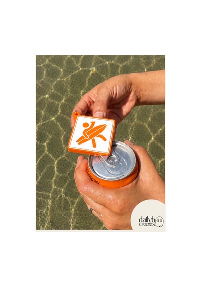 Paddle Board Charm Anahtarlık -summer Vibes Figürlü Çanta Aksesuarı-kutu İçecek Açacaklı Anahtarlık-3d Dekoratif Baskı-turuncu Turuncu