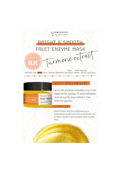 Skin401 Bright & Smooth Fruit Enzyme Mask 100ml