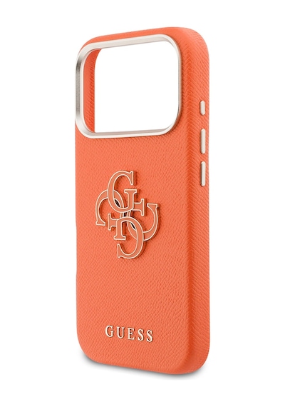 Apple Uyumlu iPhone 17 Pro Max Kılıf Guess Lisanslı 4g Büyük Metal Kamera Çerçeveli Pu Deri Resin Kapak Turuncu Apple Uyumlu iPhone 17 Pro Max Kılıf Guess Lisanslı 4g Büyük Metal Kamera Çerçeveli Pu Deri Resin Kapak Turuncu