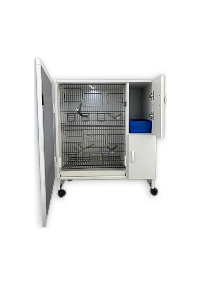 İstanbul Kafes Model Slt02y Pvc Kuş Dolabı