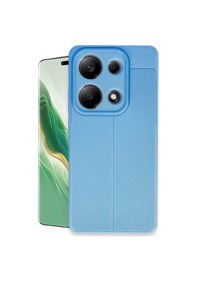 Newface Xiaomi Redmi Note 13 Pro 4g Kılıf Auto Focus Kapak - Mavi Çok Renkli