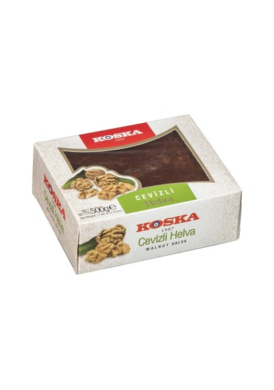 Koska Cevizli Yaz Helvası 500g - Geleneksel Taş Değirmen Tahin Helvası 8'li Avantaj Paketi - 8 Tarı