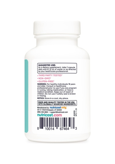 Nutricost Women Biotin With Folate & Marine Collagen Hair Skin & Nails 10,000 Mcg 120 Capsules