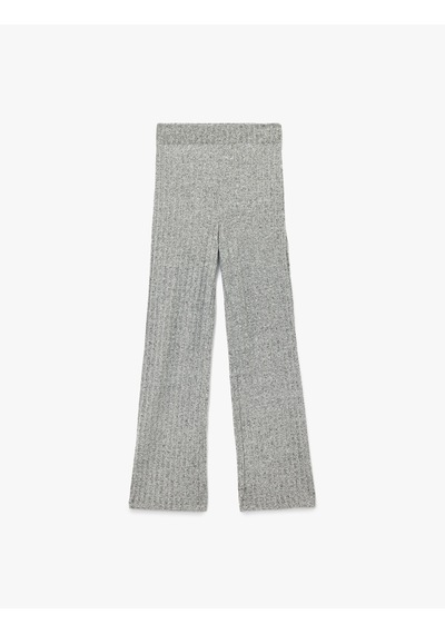 Koton Slim Fit Kaşkorse Uzun Bol Paça Eşofman Altı Gri 6wak30119ek Gri