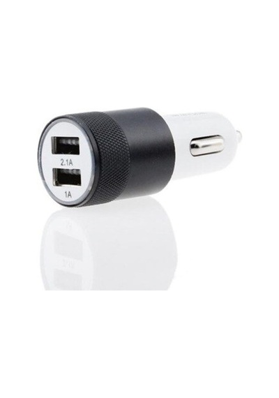Çakmak Soketi Çift Usb'Li-Siyah / Icca84-2
