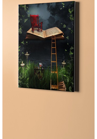 Webstyle Sayılarla Boyama Seti Kasnaklı Kitabın Dünyası 60 X 75 Cm