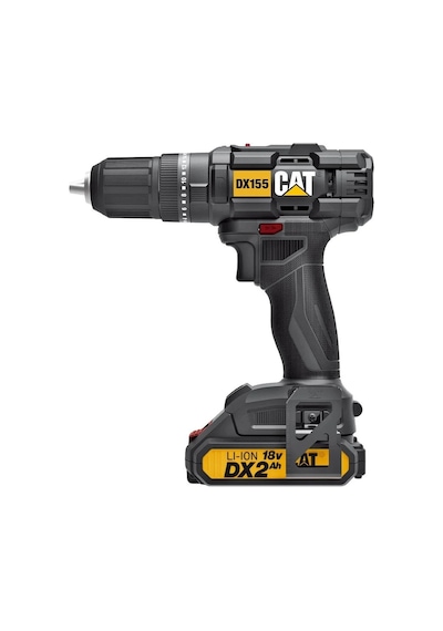 Cat Dx155.1set 18volt/2.0ah Li-ion Çift Akülü Profesyonel Şarjlı Darbeli Matkap + Da01901 32 Parça V