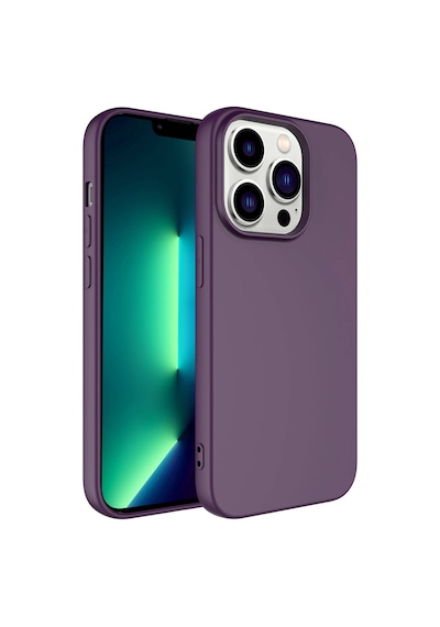 Apple Uyumlu iPhone 14 Pro Zore Kamera Korumalı Mara Lansman Kılıf-koyu Mor Koyu Mor