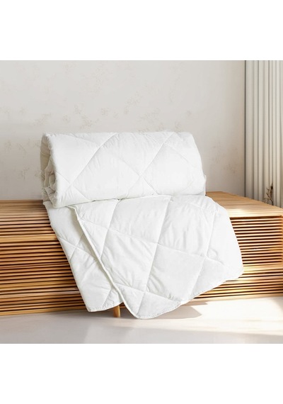 Nuvomonn Tek Kişilik Microfiber Yorgan - Beyaz - 155x215 Cm Renkli