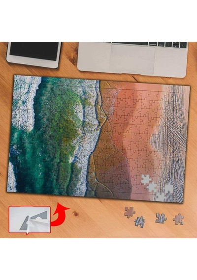 Renkli Göller, Doğal Manzara 240 Parça Puzzle Yapboz Tablo-pf286