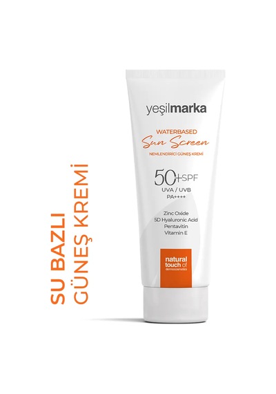 Yeşilmarka Su Bazlı Nemlendirici Güneş Kremi 50 Faktör Spf 50 Ml