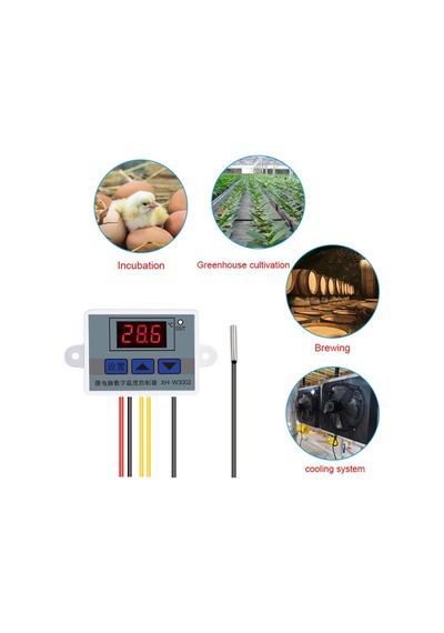 W3002220v 10a Dijital Termostat Kuluçka Makinalarına Uygun Hassas
