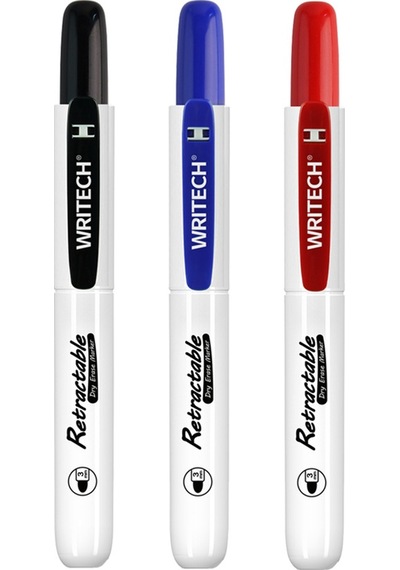 Wrıtech W-0005wb Basmalı Jumbo Tahta Kalemi - 48'li Stand Siyah