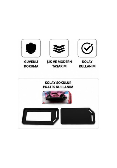 Mini Araba Sergileme Kılıfı 1:64 Ölçek Siyah