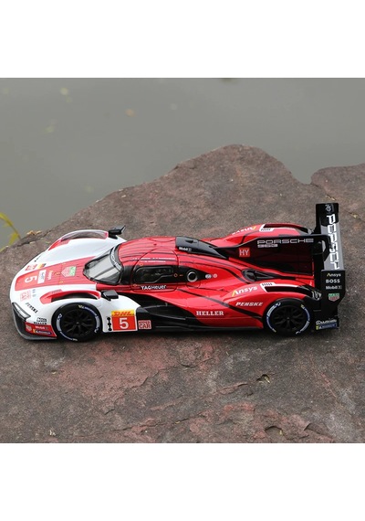 Bburago 1:24 Porsche 963 Alaçm Araba Modeli 911 918 Döküm Aaçlar Oyuncak 911 Dakar