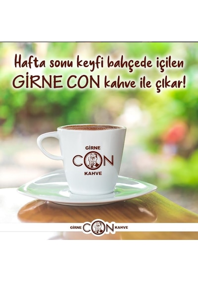 Girne Con Kahve Çifte Kavrulmuş Türk Kahvesi, Gold Label, 125 Gram, Öğütülmüş,%100 Arabica, Kıbrıs Üretim