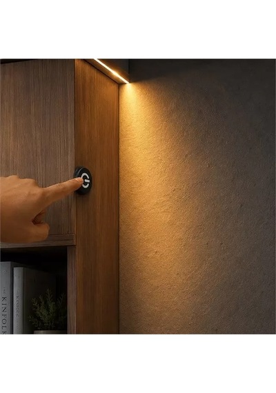 Sh Powermaster Pm-30775 5v Dc 13mm Gömme Dokunmatik Led Dimmer Kontrolcüsü Switch Buton Siyah Najmaddin