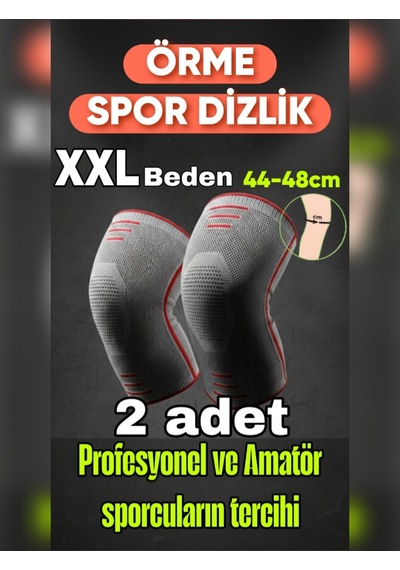 Veltomed 3D Örme Sporcu Dizlik Diz Koruyucu 2'li