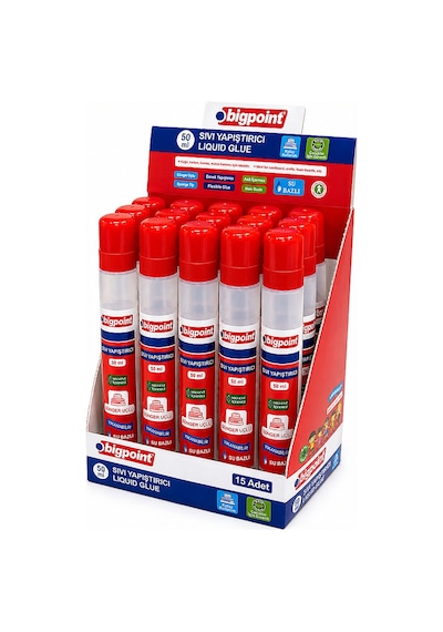 Bigpoint Glue Pen Sıvı Yapıştırıcı 50 Ml X 15 Adet
