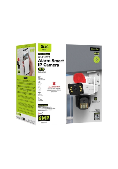 Blic Blm-94 6mp Çift Lens Wi-fi Hareketli Ptz Dış Mekan Güvenlik Kamerası
