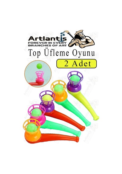 Top Üfleme Oyunu 2 Adet Saksafon Üfleme Nefes Oyuncağı Üfleme Düdüğü Oyuncak Karne Sınıf Çocuk Hediye
