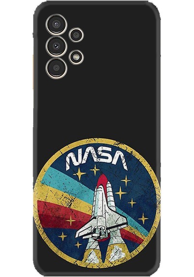 Samsung Uyumlu Galaxy A14 Kılıf Resimli Desenli Baskılı Silikon Nasa 1326