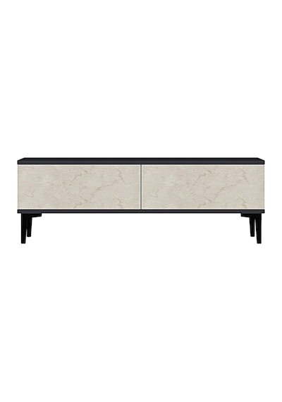 Tsa1299at Aplos Tv Stand, Tv Sehpası Antrasit-traverten 120cm
