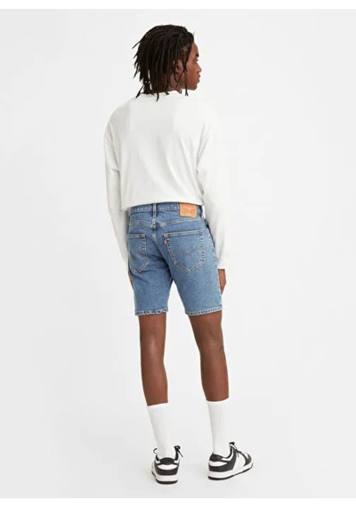 Levi's 412 Slim Fit Likrakı Esnek Kumaş Erkek Şort Mavi