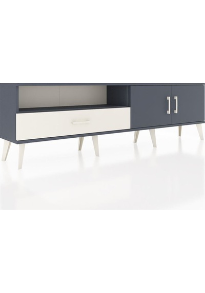 Arges Tv Ünitesi 2 Raflı Tek Çekmeceli 2 Kapaklı 176x30x51 Antrasit-antrasit/aytaşı Antrasıt/aytası Arges Tv Ünitesi 2 Raflı Tek Çekmeceli 2 Kapaklı 176x30x51 Antrasit-antrasit/aytaşı Antrasıt/aytası