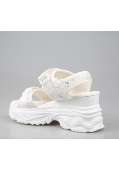 Guja 24y413-9 Kadın Dolgu Topuk Sandalet Beyaz 36-40 001