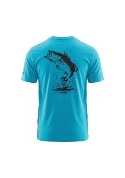 Shimano Blue Sea Bass T-shirt - Mavi