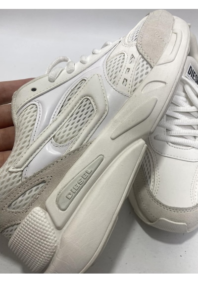 Diesel S-serendipity Sport Beyaz Sneakers 38 Numara Y02867p4431 Kutusuz Çok Renkli