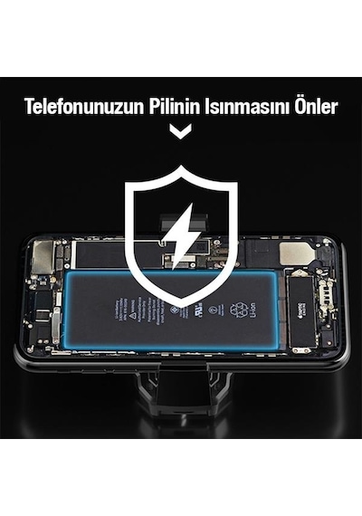 Polham Universal Rgb Işıklı 700mah Şarjlı Radyatörlü Süpercool Oyuncular İçin Telefon Soğutma Fanı