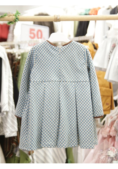 Xo Kids Kız Çocuk Elbise 1-4 Yaş 2820 Mavi