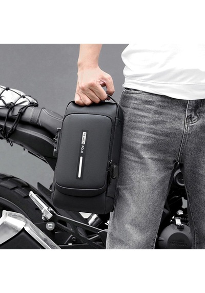 Çanta Yurdu Newish Polo Bodybag Sling Sırt Ve Göğüs Çantası Siyah