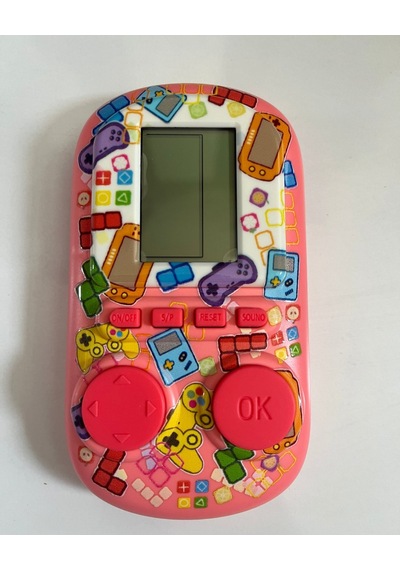 Büyük Tetris Pembe Ağırlıklı Ateri 13x8 Cm