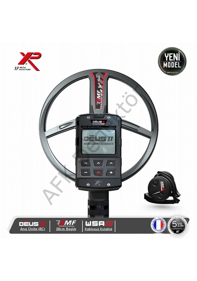 Xp Deus 2 Rc Metal Dedektörü 28 Cm Fmf Başlık + Wsa2 St Kablosuz Kulaklık Genel Kullanım